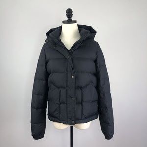 Levi Strauss black down puffer jacket size XS